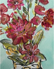 A6 - Watercolor Flowers- Shades of Red - ID 154